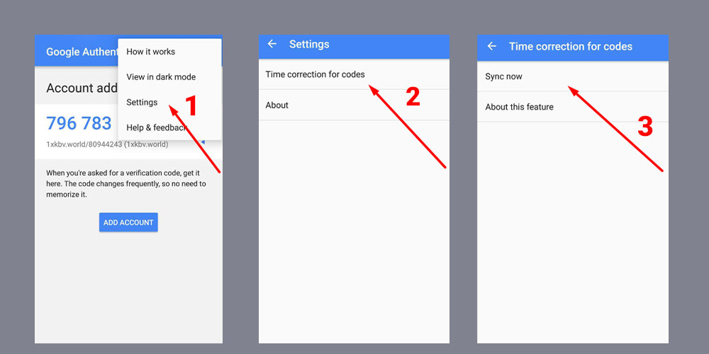 همگام سازی گوگل اتنتیکیتور