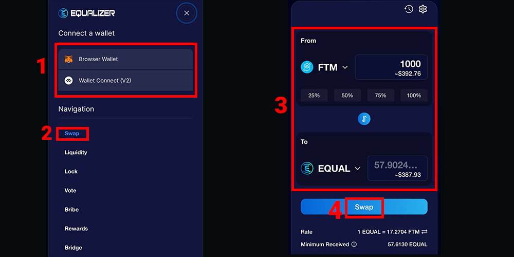 آموزش خرید ارز Equal