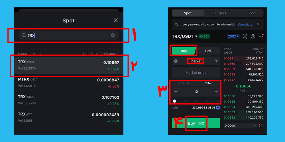 خرید ارز ترون