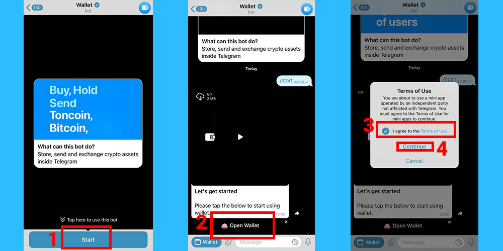 ساخت کیف پول تلگرام