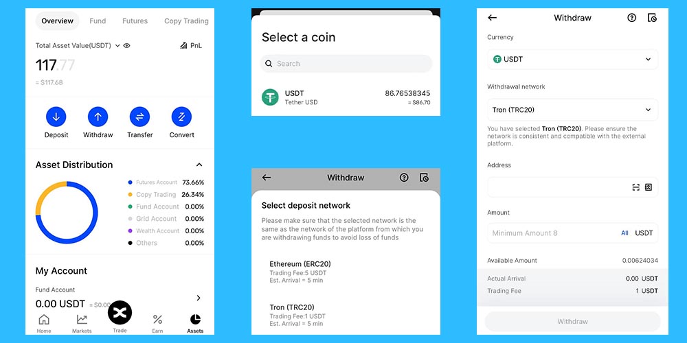 نحوه فروش نات کوین در بینگ ایکس