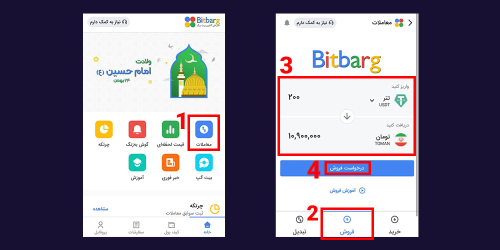 انتقال ارز دیجیتال به حساب بانکی