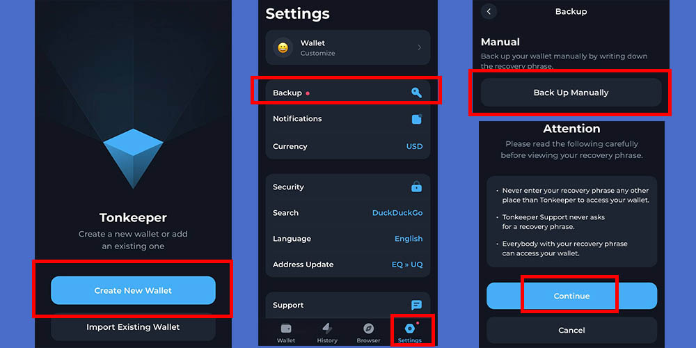 راه اندازی کیف پول نات کوین