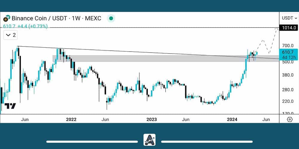 تحلیل بلندمدت بیایننس کوین