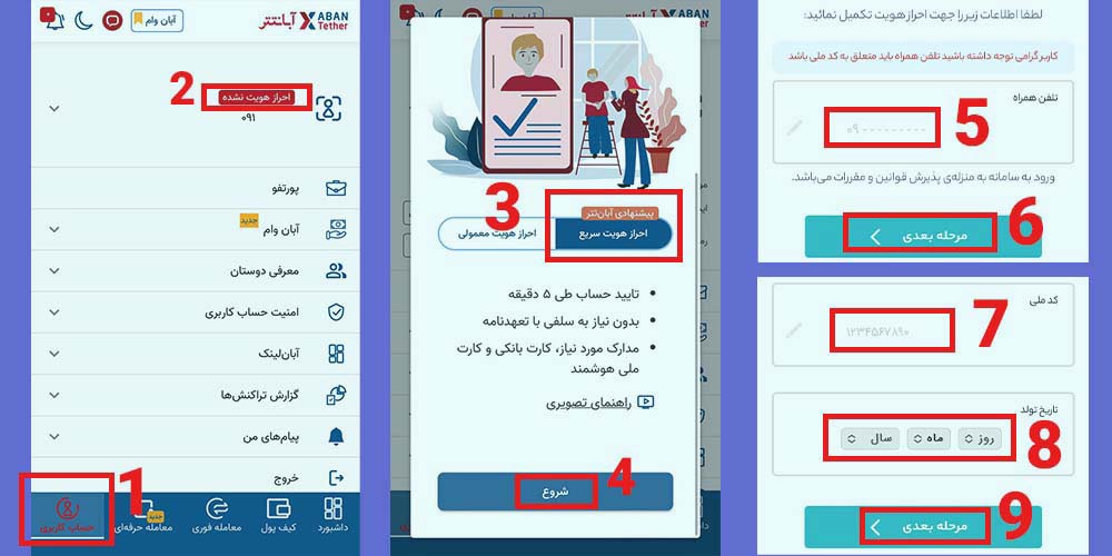 احراز هویت در صرافی هایی که ارز رایگان میدهند