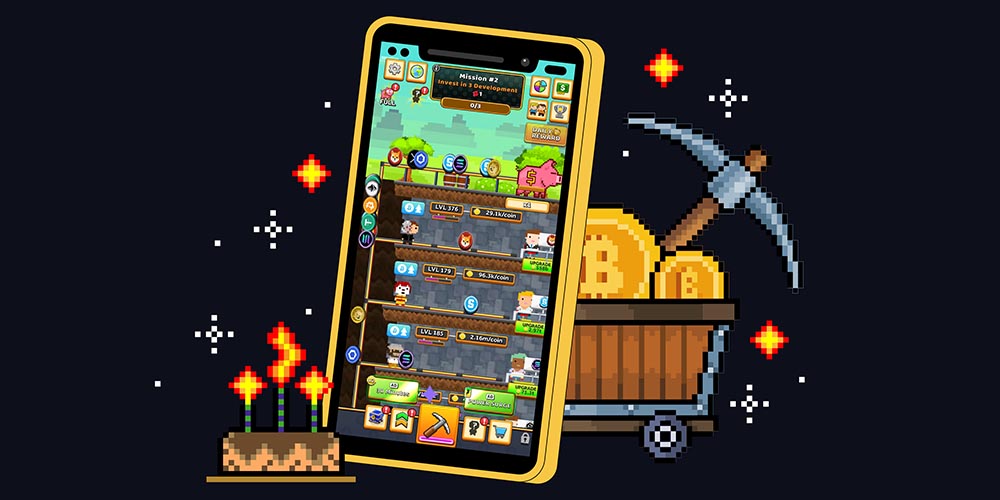 استخراج ارز دیجیتال با بازی موبایل