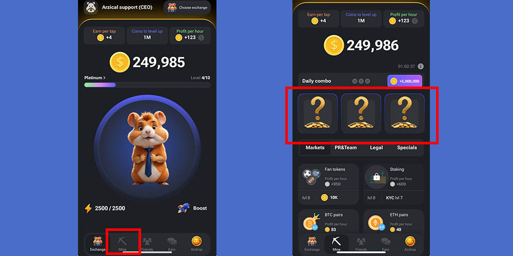 بهترین روش دریافت سکه همستر کامبت