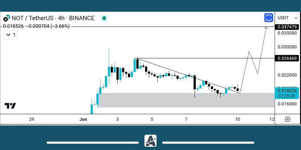 تحلیل نمودار نات کوین