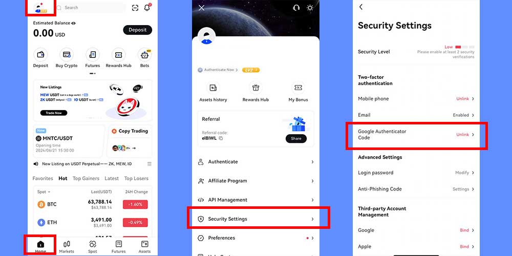 فعال سازی گوگل اتنتیکیتور صرافی توبیت