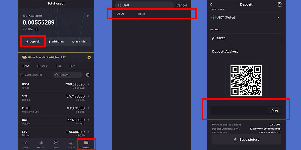 واریز ارز به صرافی ال بانک