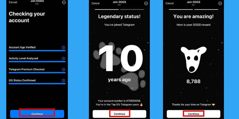 دریافت امتیاز برنامه داگز