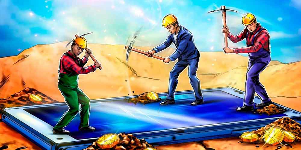 استخراج دوج کوین با موبایل