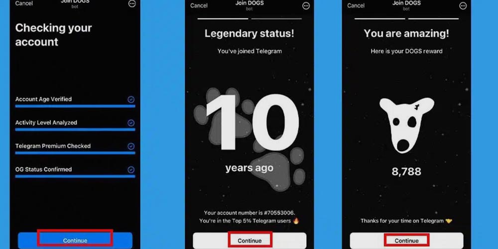 ورود به ربات داگز