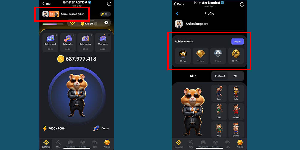 معیارهای مهم برای پاداش همستر کمبات
