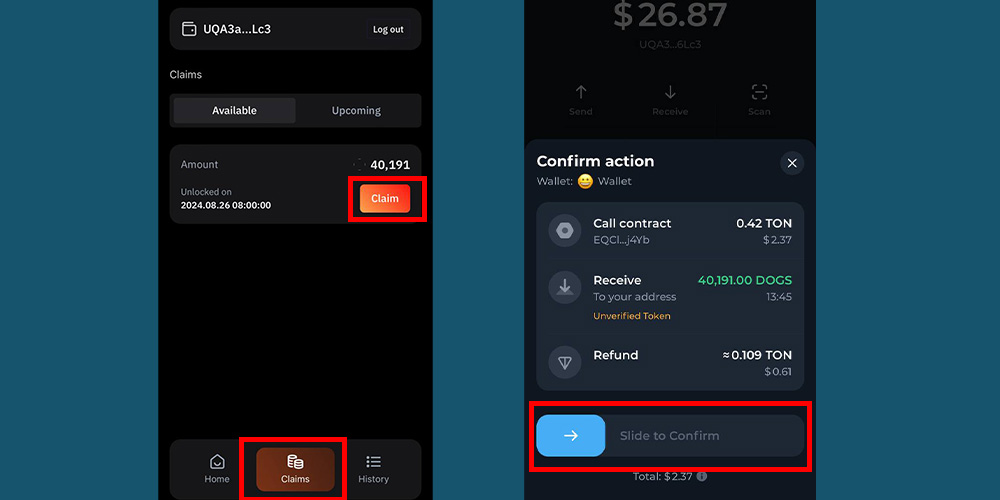 نحوه برداشت داگز و واریز به تون کیپر