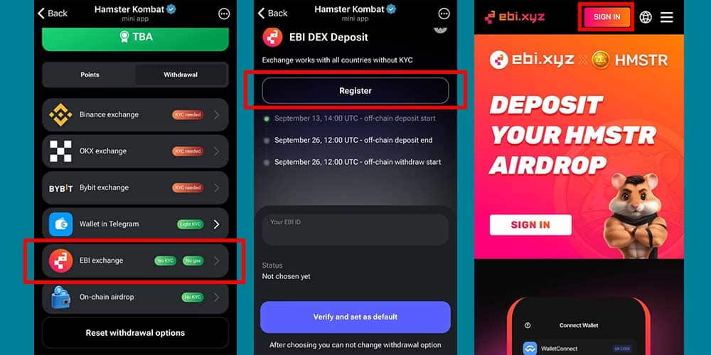 ثبت نام در صرافی EBI
