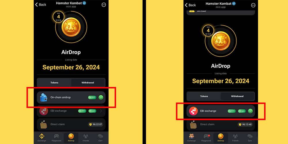 انتخاب روش برداشت ارز همستر