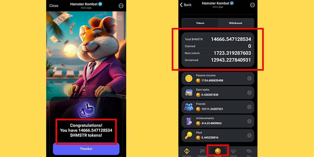 ایردراپ ارز همستر