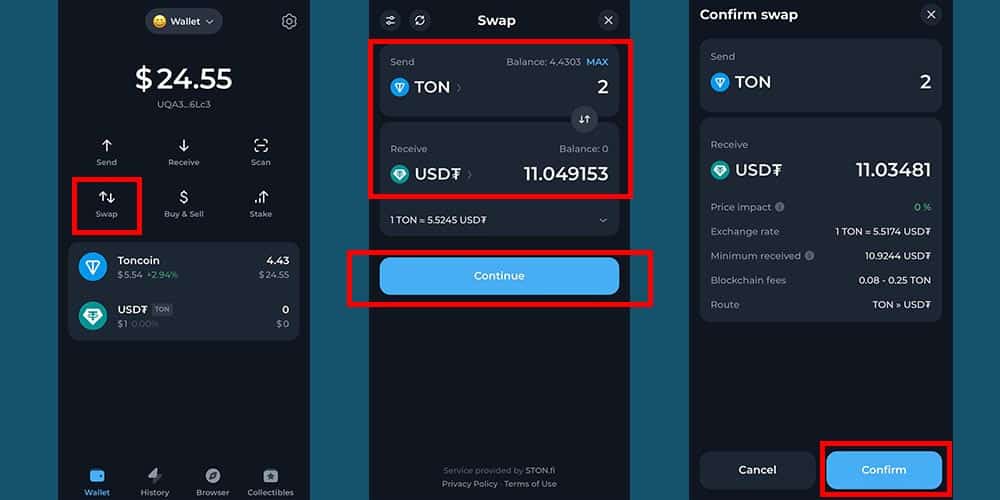 تبدیل تون به تتر در تون کیپر