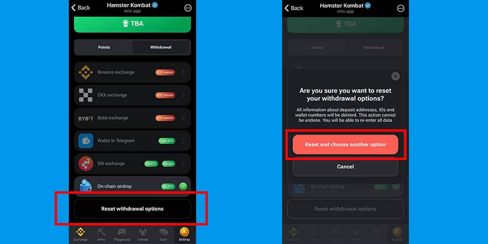 تغییر روش برداشت همستر کامبت