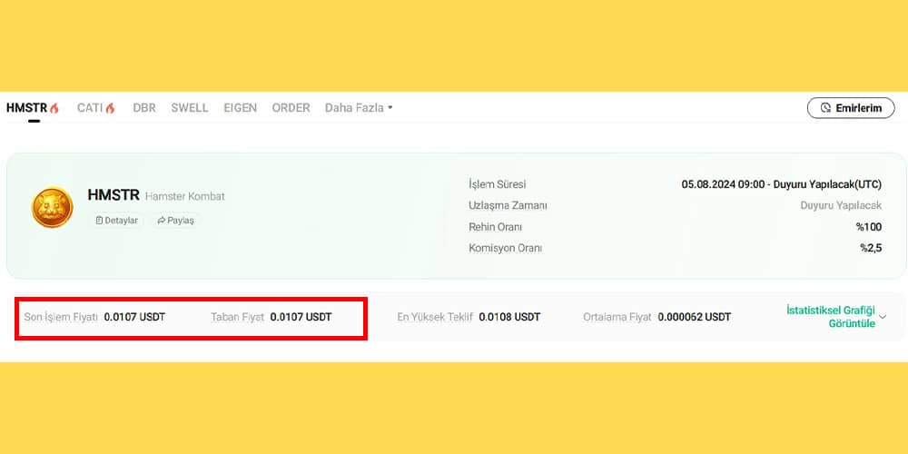 نحوه محاسبه قیمت پاداش همستر