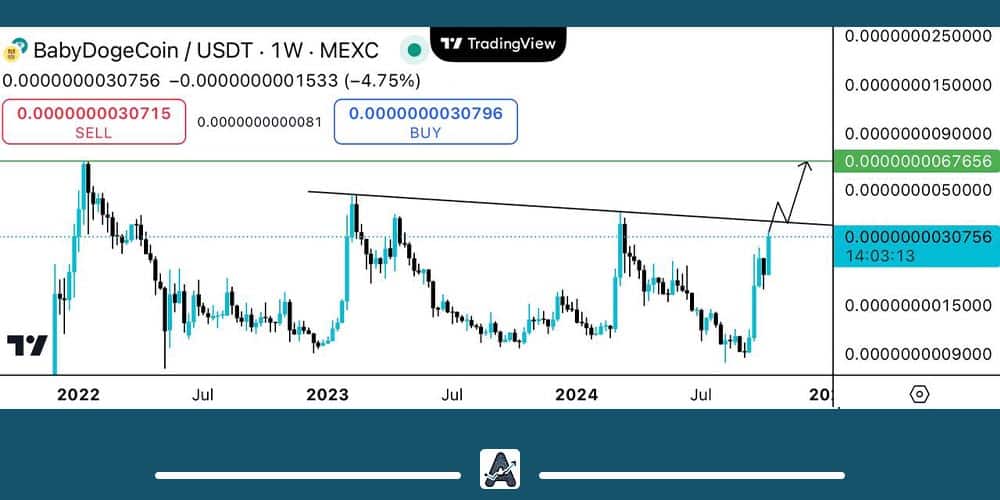 تحلیل بلندمدت بیبی دوج کوین