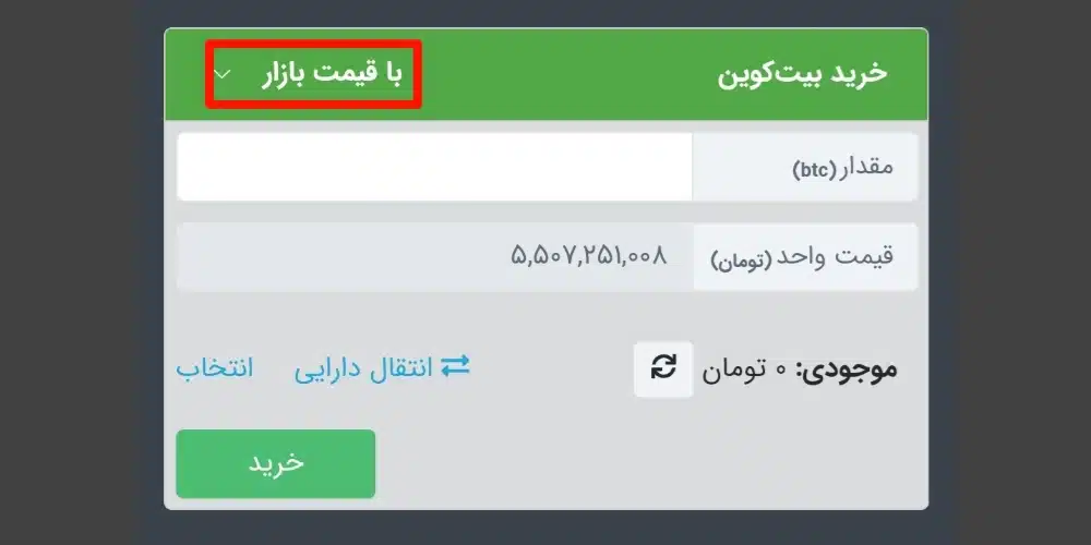 ترید در نوبیتکس، خرید