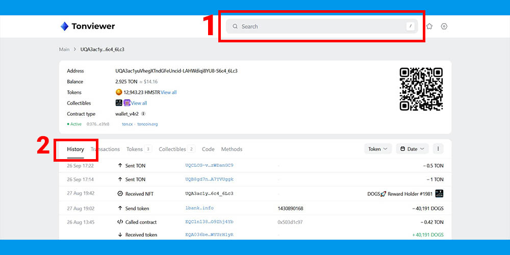 پیگیری هش تراکنش تون کیپر در اکسپلورر