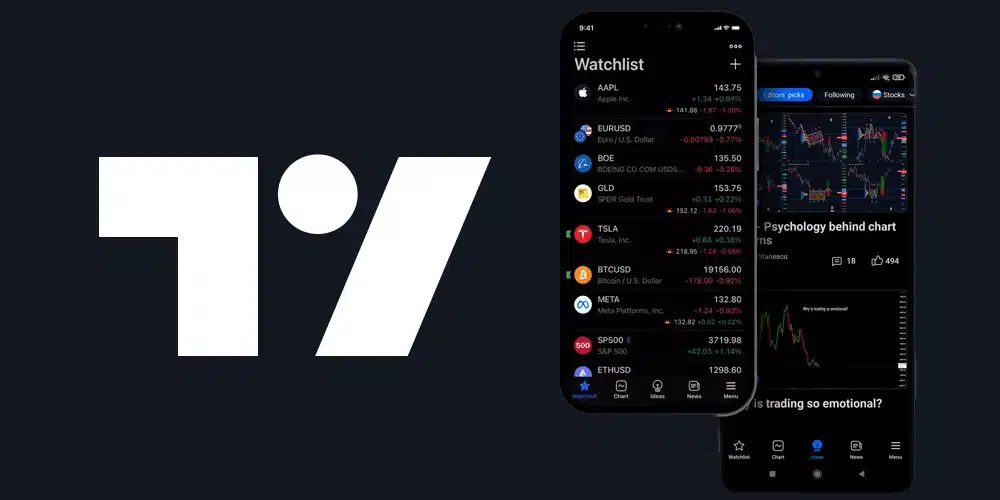 تریدینگ ویو در ترید با گوشی