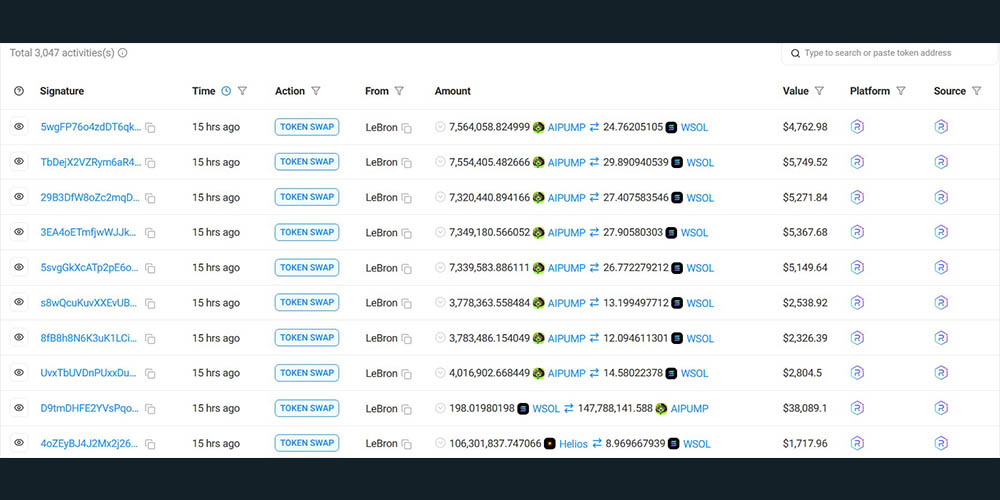 آزمون و خطا برای خرید ارز SOLA AI
