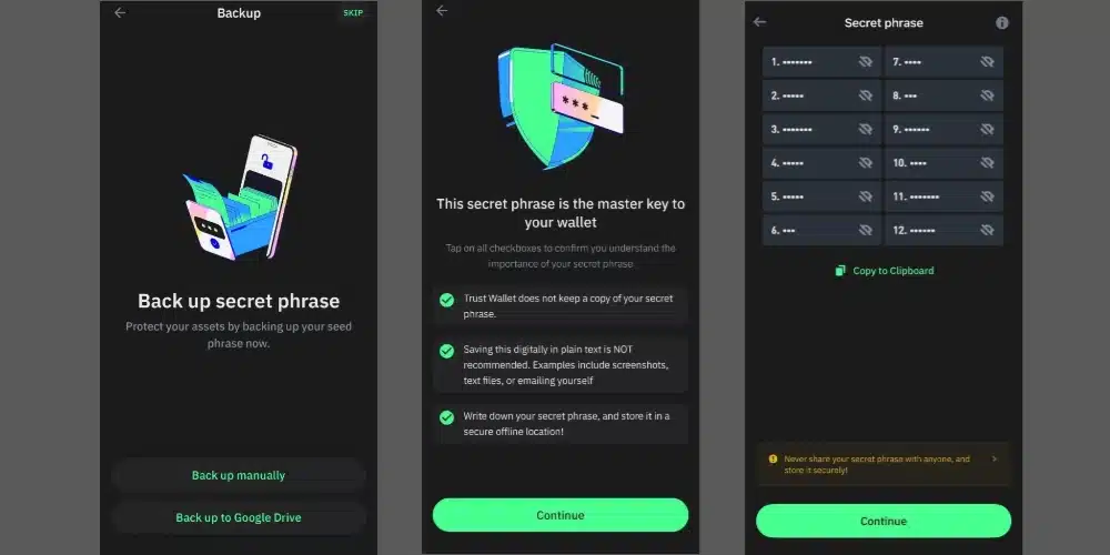 راه اندازی تراست ولت