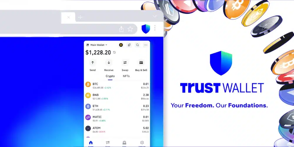 تراست ولت کیف پول بیت کوین