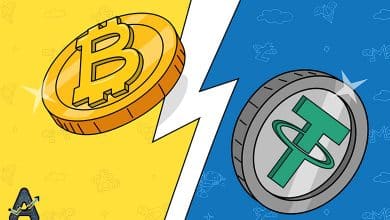 دامیننس تتر و بیت کوین