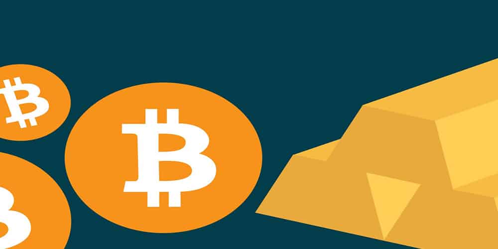 مقایسه پشتوانه بیت کوین و طلا