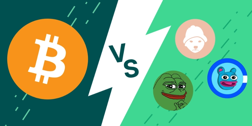 تفاوت میم کوین و دیگر ارزهای دیجیتال