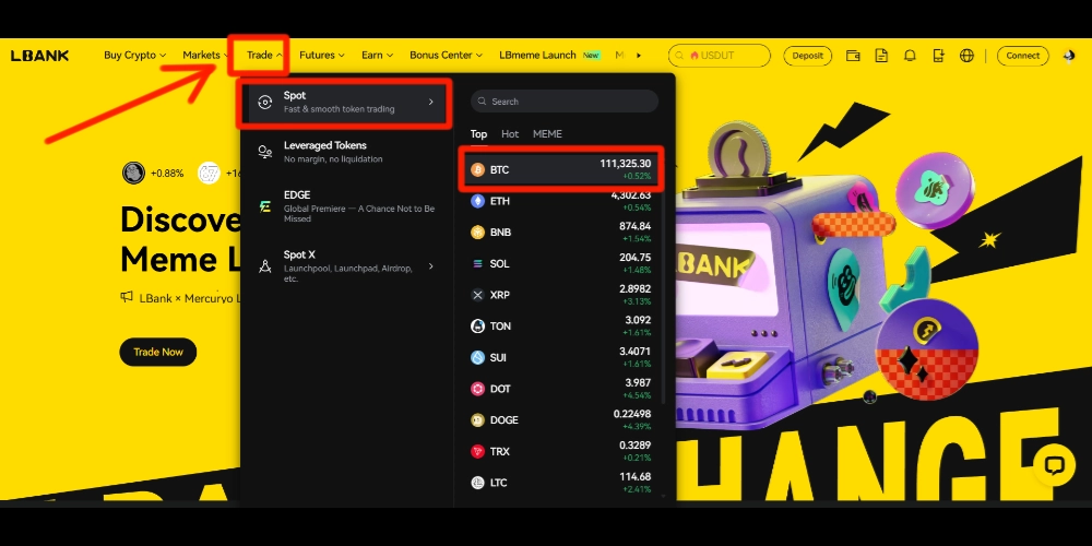 انتخاب بازار بیت کوین در ال بانک