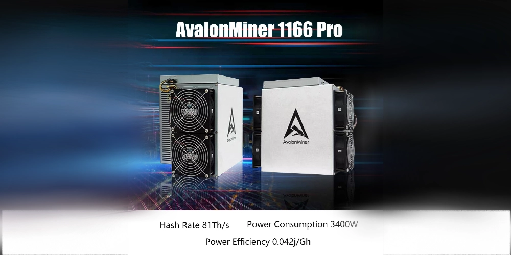 دستگاه ماینر بیت کوین Avalon Pro 1166