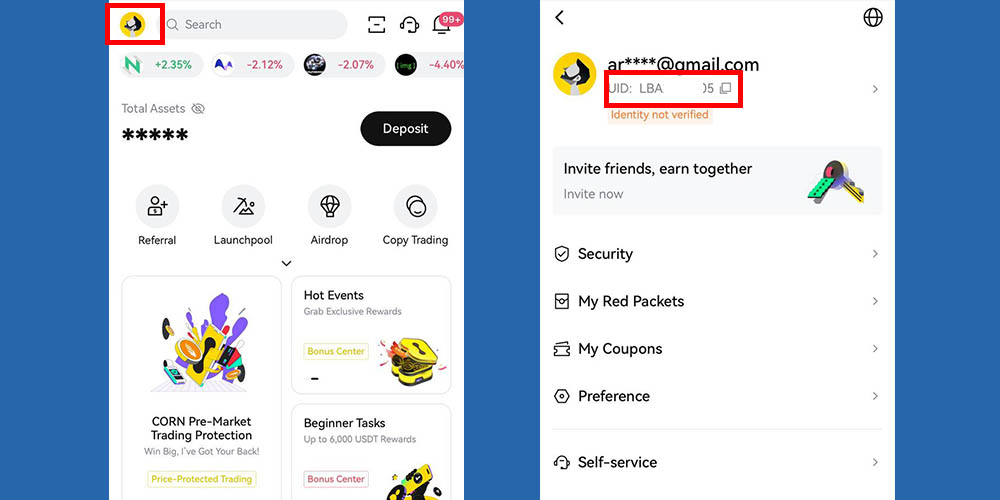 UID در ال بانک کجاست