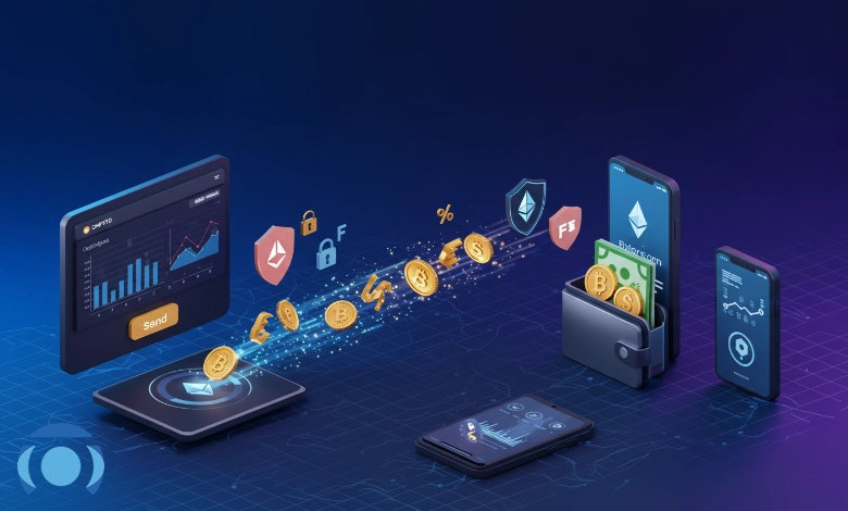 آموزش انتقال ارز دیجیتال از صرافی به کیف پول