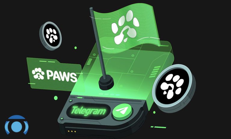 ایردراپ پاوز کی لیست میشه؟ + راهنمای کامل شرکت و دریافت توکن PAWS