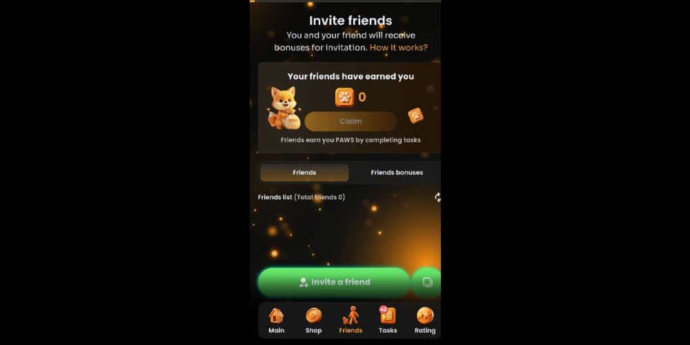 دعوت از دوستان در ایردراپ بیبی دوج