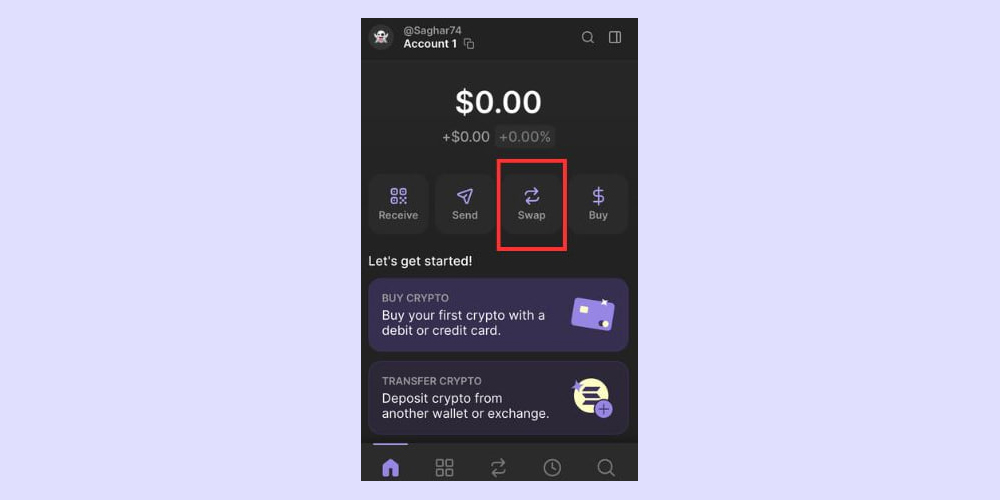 سواپ ارز دیجیتال