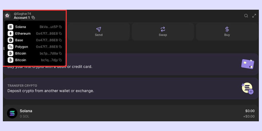 واریز و برداشت ارز دیجیتال در فانتوم