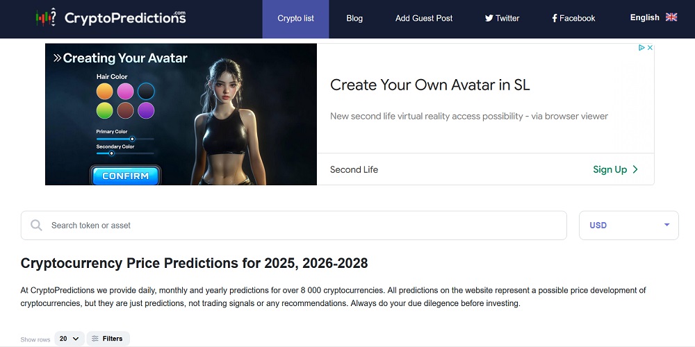 سایت پیش بینی ارز دیجیتال