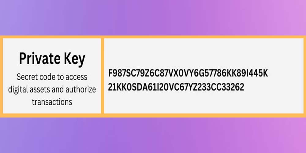 مثال کلید خصوصی