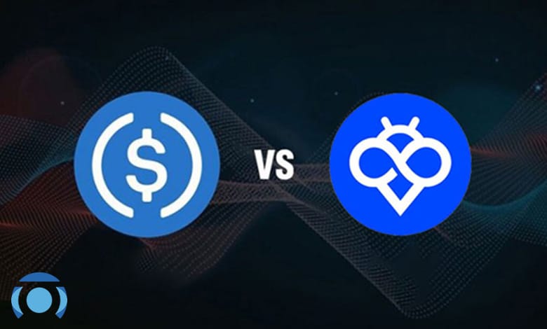 معامله استیبل کوین USDC در توبیت
