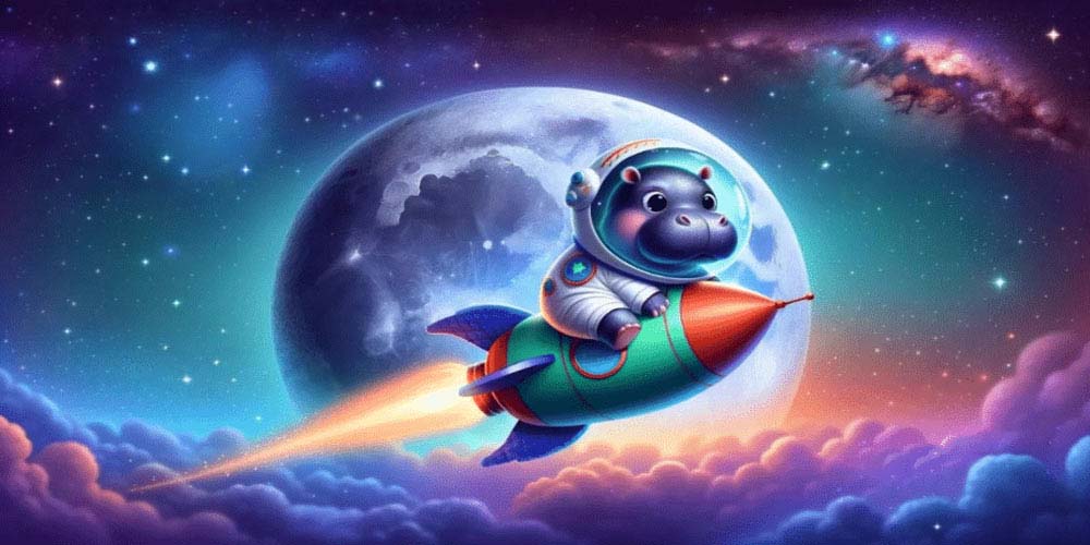 میم کوین سودنگ با نماد اسب آبی