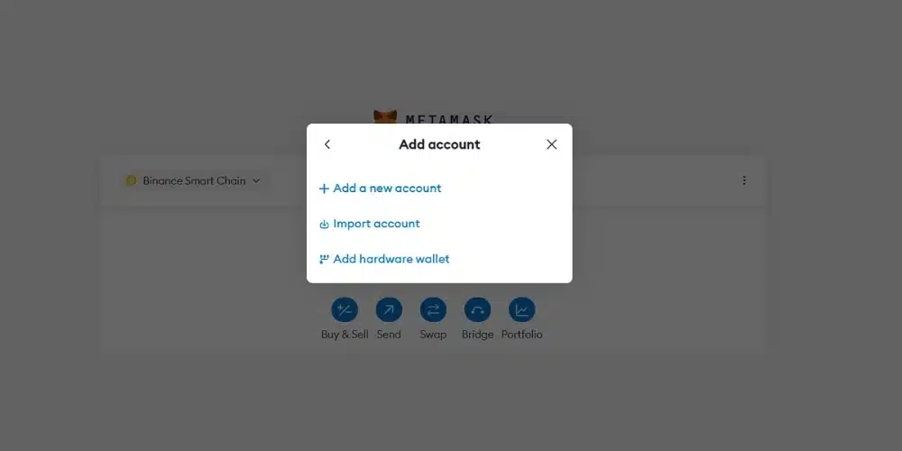وارد کردن کیف پول با کلید خصوصی در متامسک