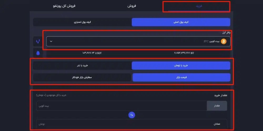 خرید و فروش ارز دیجیتال در آبان تتر