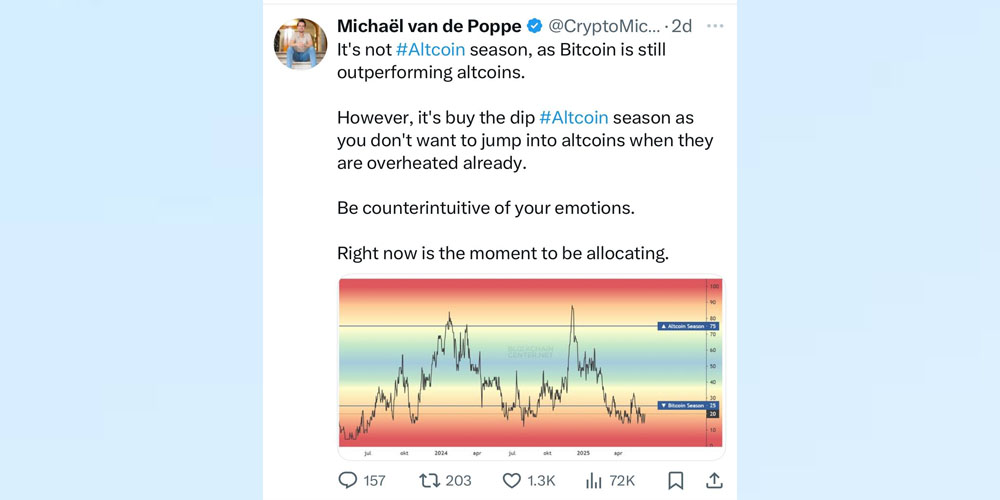 توییت مایکل ون د پاپتوییت مایکل ون د پاپ